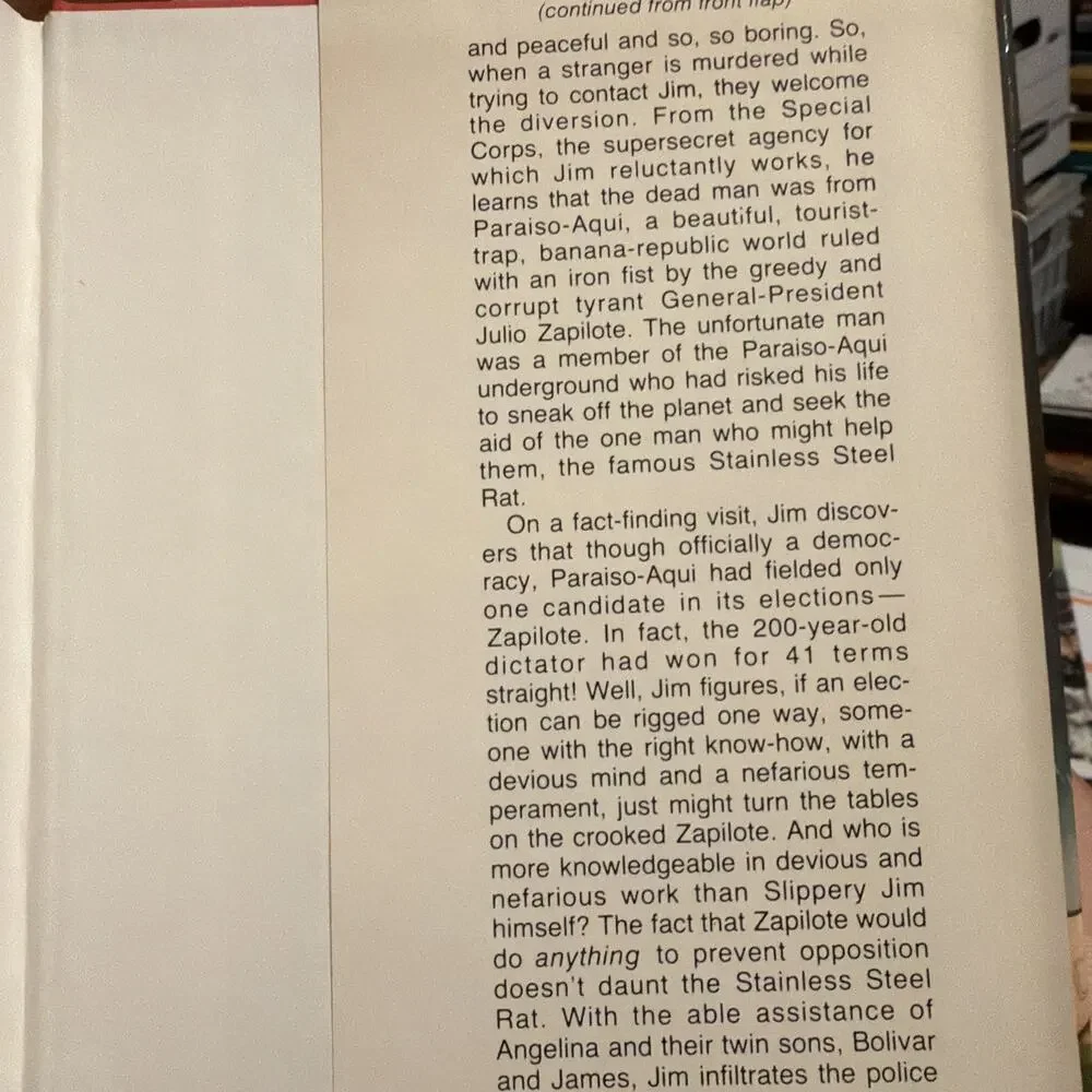 1982‎ The Stainless Steel Rat For President by Harry Harrison Very Nice Copy